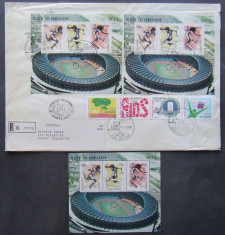 SAN MARINO- OLIMP.- SEOUL,1988, 1M/SH,+ FDC Circulat. NEOBLIT.SM 030A foto