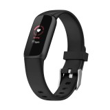 Cumpara ieftin Curea Bratara siliconica Edman pentru Fitbit Luxe, marimea S, Negru