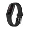 Curea Bratara siliconica Edman pentru Fitbit Luxe, marimea S, Negru