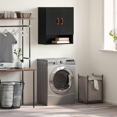 vidaXL Dulap de perete Stejar negru 60 x 31 x 70 cm Lemn compozit 879533 foto