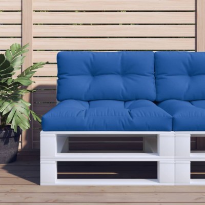 Perne de paleți, 2 buc., albastru regal, material textil foto