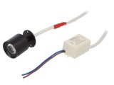 Spotlight LED 1W 4000K IP20 Negru