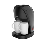Cumpara ieftin Aparat de facut cafea Floria ZLN9297, filtru de nailon, cupa pentru masurat, 2 cesti incluse, Negru