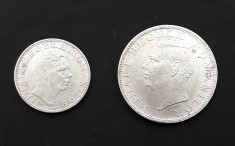 Set monede 200 lei (1942) &amp;amp; 500 lei (1944) - Mihai I foto