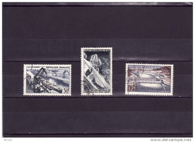 C1871 - Franta 1956 - Yv.1078-80 stampilat,serie completa foto