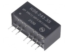 Convertor DC/DC 6W 18-36V la 3.3V 1.3A SIP8