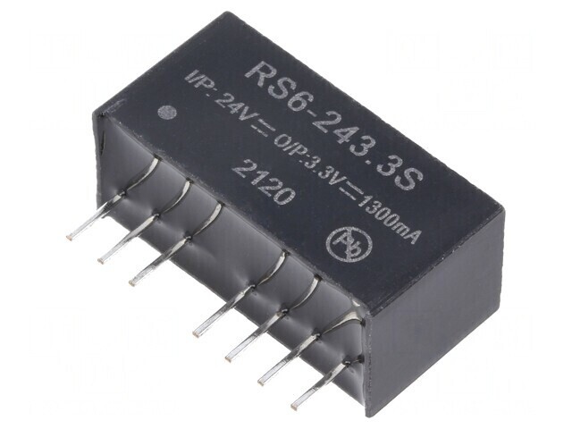 Convertor DC/DC 6W 18-36V la 3.3V 1.3A SIP8