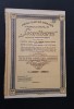 Actiune 1943 Seceratoarea / titlu 20 de actiuni / Prima filatura de in , canepa