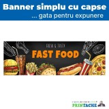 Banner stradal Fast food model 1