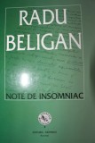 Note de insomniac - Radu Beligan
