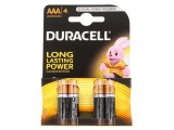 Baterii Alcaline AAA 1.5V Nere&icirc;ncărcabile 4buc BASIC, Duracell
