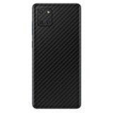 Cumpara ieftin Set Folii Skin Acoperire 360 Compatibile cu Samsung Galaxy Note 10 LITE - ApcGsm Wraps Carbon Black, Negru, Silicon, Oem