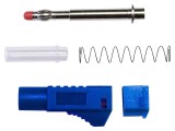 Mufă Banană 4mm Albastră 45A