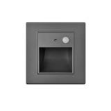 Spot led Scara cu senzor miscare si lumina, Gri, 1W, 3000K