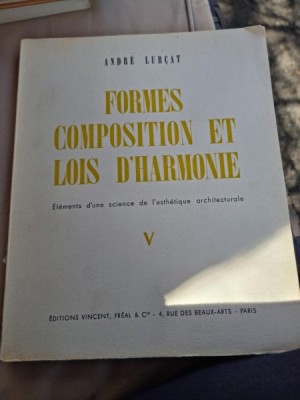 Andre Lurcat - Formes Composition et Lois D&amp;#039;Harmonie Vol. V foto
