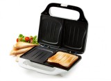 Sandwich Maker XL Domo DO9056C, 900W, 2 Felii, Alb - RESIGILAT (Crapaturi minore)