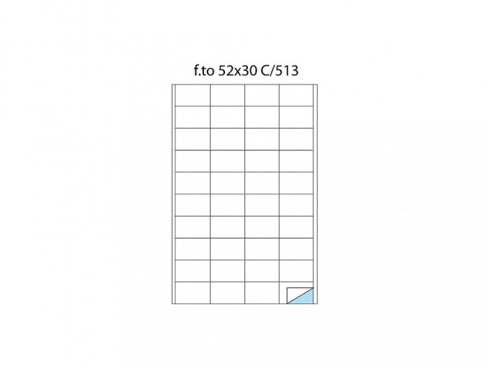 Etichete 40/A4 52 x 29,7 100/cutie
