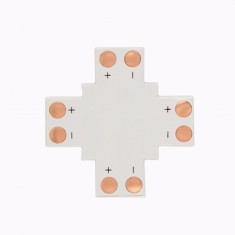 Conector PCB X de 8mm pentru benzi LED de 1 culoare SMD3528 3014 Con?inutul pachetului 1 Bucata foto