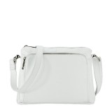 Cumpara ieftin Geanta alba din piele naturala Camelia 124