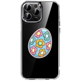 Husa personalizata apple iphone 14 pro, egg flower