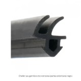 Cheder sau garnitura pentru partea mobila de toc+cercevea, PVC, negru - (preț/ml)