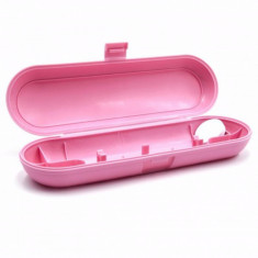 Carcasa de transport roz pentru periute de dinti electrice precum Philips Sonicare Oral B