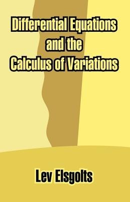 Differential Equations and the Calculus of Variations foto