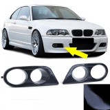 Capace de proiectoare de ceata pentru bara de protectie, negru lucios, potrivite pentru BMW Seria 3 E46 Performance AutoTuning