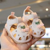 Sandalute roz pudra cu piuitoare - Cirese (Marime Disponibila: 6-9 luni