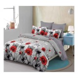 Cumpara ieftin Lenjerie de Pat Bumbac Finet 6 Piese cu Elastic - CPL196