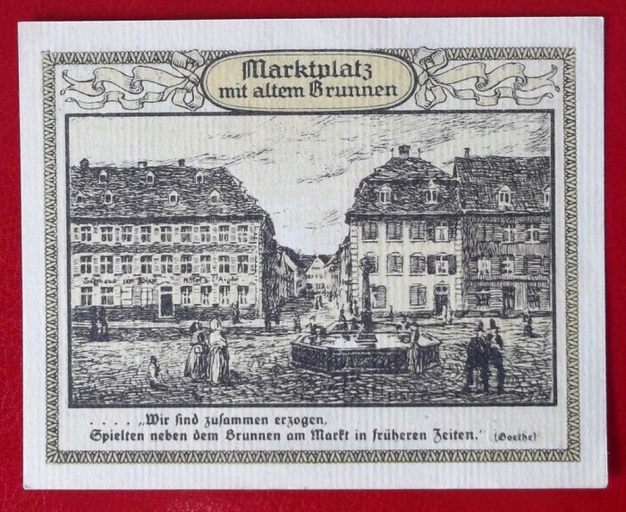Germania notgeld 50 pfennig 1921 Emmendingen UNC **