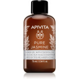 Apivita Pure Jasmine Shower Gel gel de dus hidratant cu uleiuri esentiale 75 ml