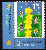 LITUANIA 2000, EUROPA CEPT, MNH, serie neuzata, Nestampilat