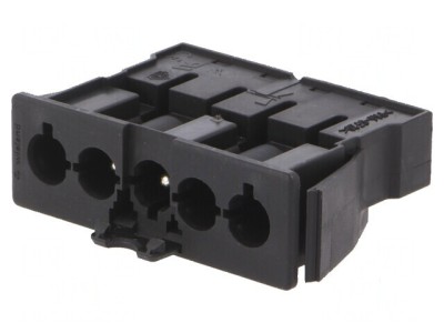 Conector regletă de conexiuni deconectabilă cu bornă cu arc foto