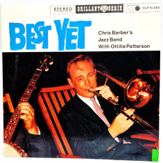 Chris Barber's Jazz Band With Ottilie Patterson ‎– Best Yet LP vinyl jazz