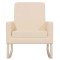 Scaun balansoar, crem, material textil - 3