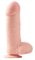 Dildo realist. Cu ventuza, compatibil cu strap-on BasicX Big 7&quot; (20.3 cm)