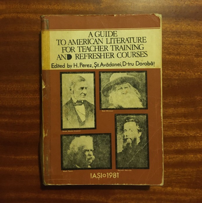 A Guide to American Literature for Teacher Training and Refresher Courses (1981)