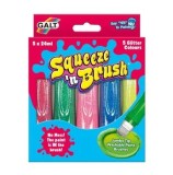 Cumpara ieftin Set de pictat Galt Squeeze'n Brush - 5 culori, cu sclipici