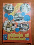 Stiinta si tehnica decembrie 1987-intreprinderea de medicamente bucuresti