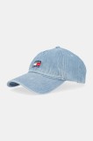 Tommy Jeans șapcă de baseball din denim AW0AW17582