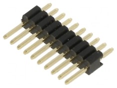 Conector Placa Vertical 10-Pin Barbat foto