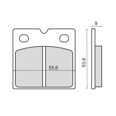 Placute frana (Sinter) BMW R65 650 1981-1989 Cod Produs: MX_NEW 225103153RM foto