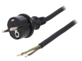 Cablu Alimentare 3x1,5mm2 SCHUKO Cu Mufă Guma