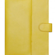 Husa Tableta Piele Universala Yellow 8.0