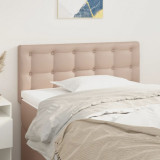 VidaXL Tăblie de pat, cappuccino, 80x5x78/88 cm, piele ecologică