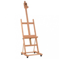 Suport de sevalet, 55x53,5x178 cm, lemn masiv de fag