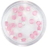 Cumpara ieftin Decorații pentru unghii 3mm - strasuri rotunde, roz deschis, INGINAILS