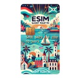 eSIM Saint Martin, Unlimited Plus, 10 Days