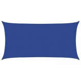 Cumpara ieftin Panza parasolar, albastru dreptunghiular 4x7 m HDPE 160 g/m&sup2;